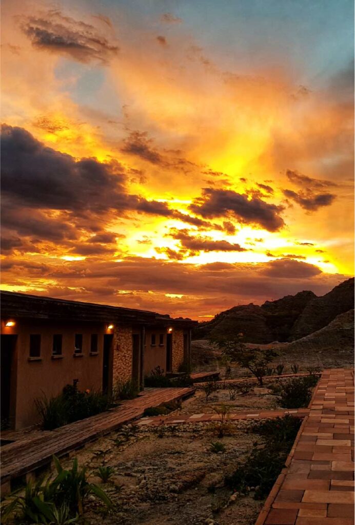 Isalo Rock Lodge sunset