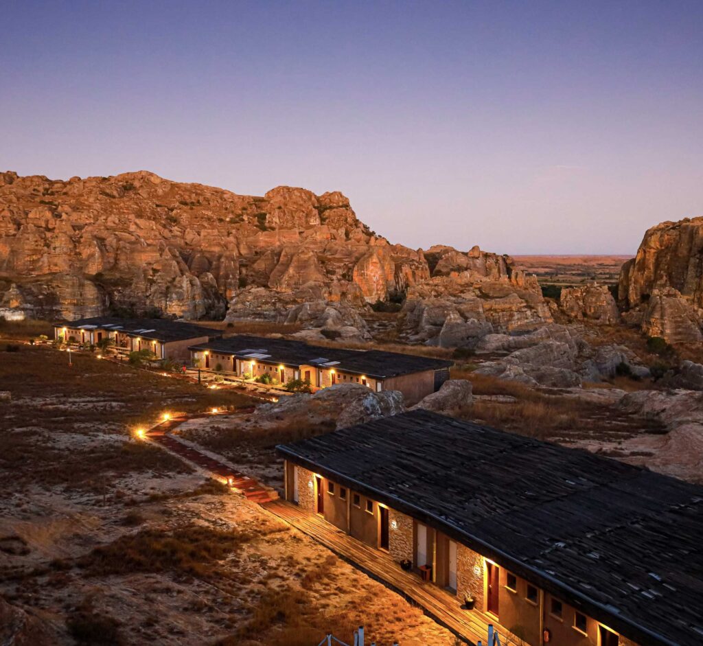 Isalo Rock Lodge sunset