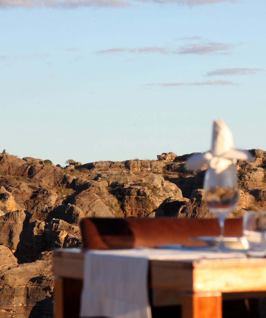 Isalo Rock Lodge lunch